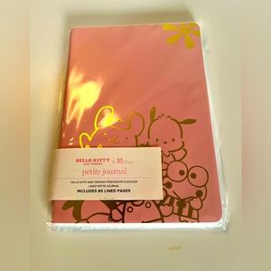 HELLO LITTY AND FRIENDS PETITE JOURNAL, 80 LINED PAGES